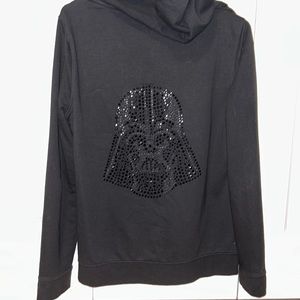 Darth Vader beaded zip up